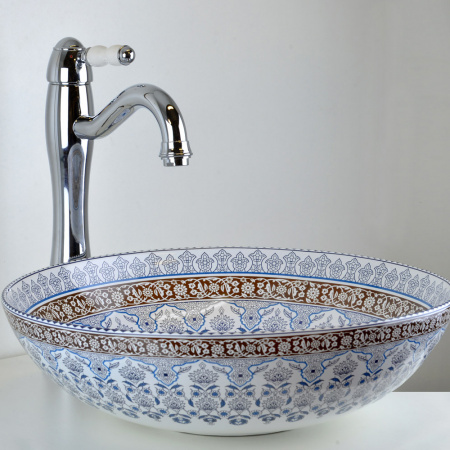 Накладная раковина Bronze de Luxe 1008 40x40 фото