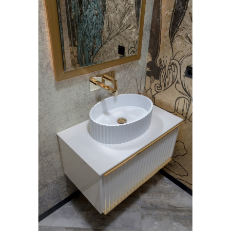 Накладная раковина Boheme Monaco 878-WM 50x35 белая матовая фото