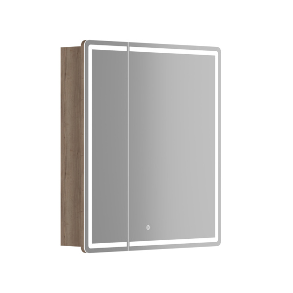 Зеркало-шкаф с подсветкой Sancos Mirror MI70EG дуб галифакс фото