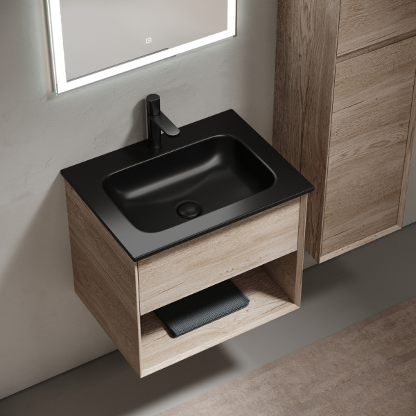 Тумба под раковину Sancos Marmi 1.0 MR1.060EG дуб галифакс натуральный фото