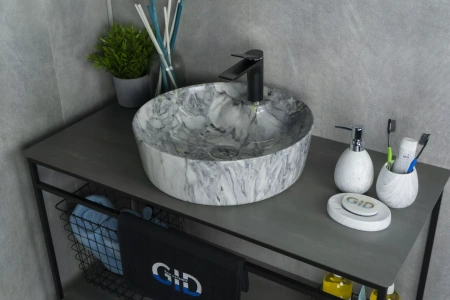 Накладная раковина GID MNC533 45х45 фото