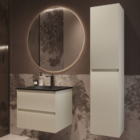 Тумба под раковину Vincea Welle 60 VMC-2WL600MBG M.Beige Soft-touch фото