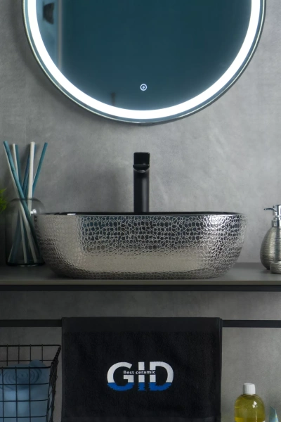 Накладная раковина GID Luxe Line D1302H020 50,5х40,5 фото