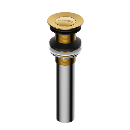 Донный клапан WasserKRAFT A252 матовое золото фото