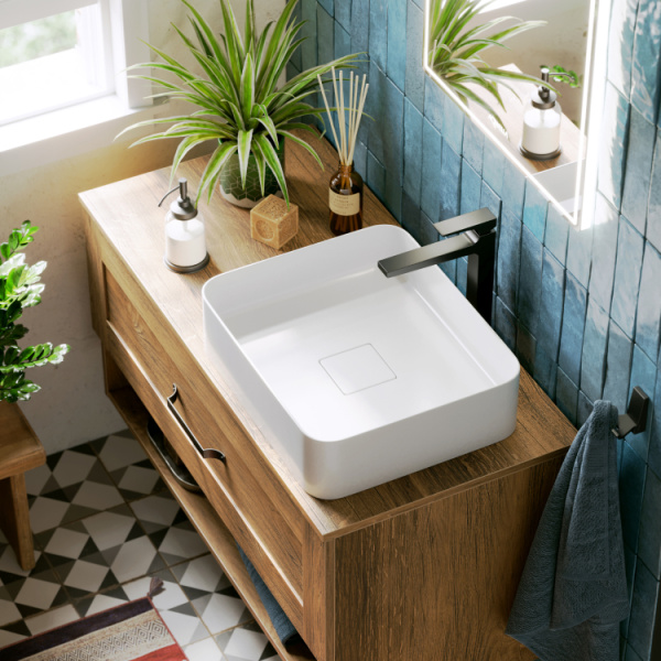 Тумба под раковину подвесная Aqwella Craft 100 CRF0110DB дуб балтийский фото