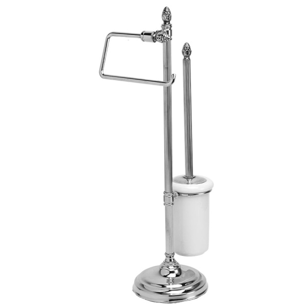 Стойка напольная для унитаза и биде Art&Max Impero AM-1949-Cr серебро фото