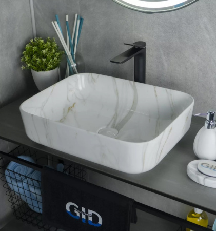 Накладная раковина GID MNC190 50х39 фото