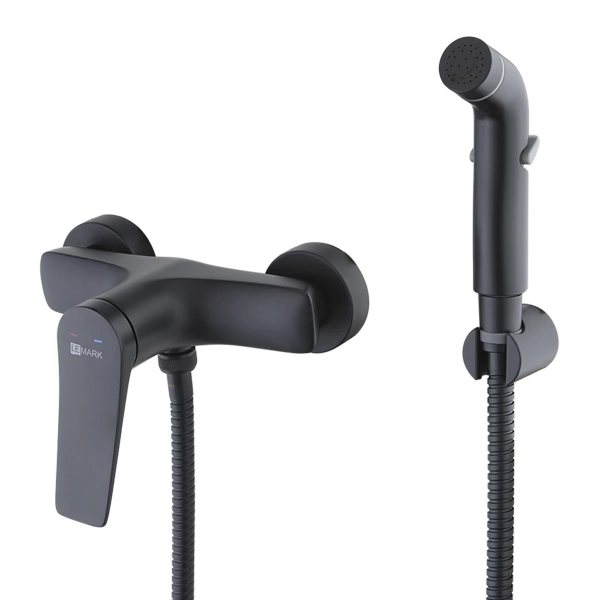 Гигиенический душ со смесителем Lemark Bronx LM3718BL фото