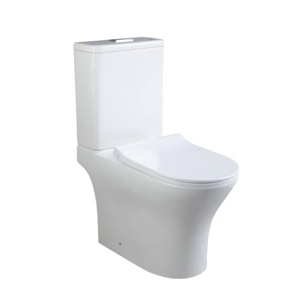 Унитаз напольный со смывом торнадо SantiLine SL-5044 с сиденьем фото