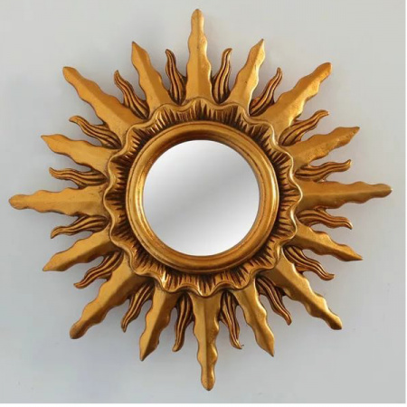 Зеркало в раме солнце Art-Zerkalo Mirax Gold MH2262GL фото