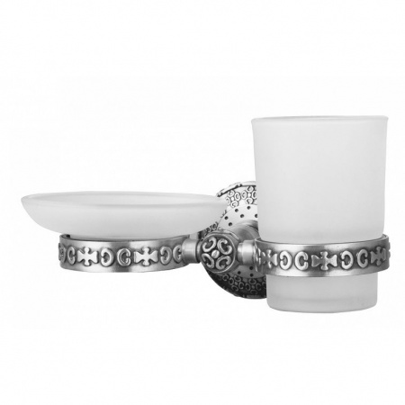 Стакан для зубных щеток с мыльницей Zorg Antic AZR 21 SL фото