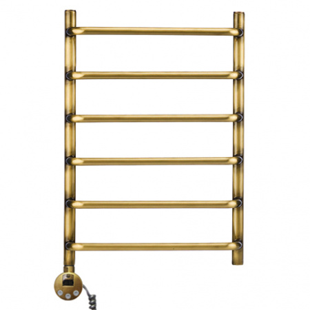 Полотенцесушитель электрический Domoterm Стефано П6 (400х600) (бронза) левый фото