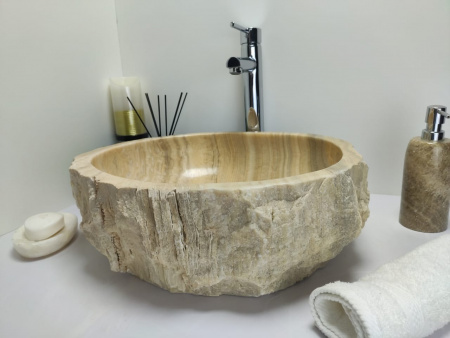 Накладная раковина из оникса Indo Erozy Sunset EO-00426 фото