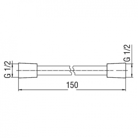 Шланг для душа Nobili Shower (AD135/43CR) (1,50 м) фото
