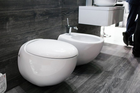 Унитаз подвесной Sanita luxe Ringo с сиденьем soft close RNGSLWH0104 фото