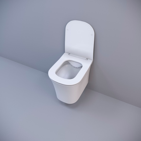 Унитаз подвесной безободковый Cerutti SPA Arno Aria CT7839 с сиденьем фото