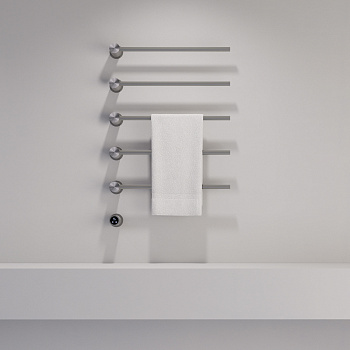 Электрический полотенцесушитель Abber Charme AH4005BST сталь брашированная фото