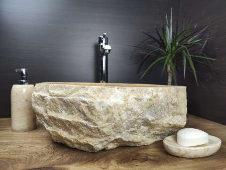 Накладная раковина из оникса Indo Erozy Sunset EO-00260 фото