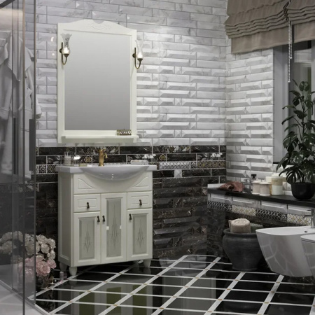 Тумба напольная Opadiris Тибет 75 00-00002839 слоновая кость фото