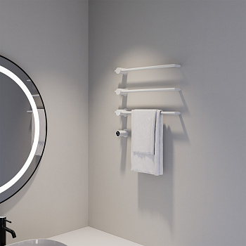 Электрический полотенцесушитель Abber Charme AH4003MW белый матовый фото