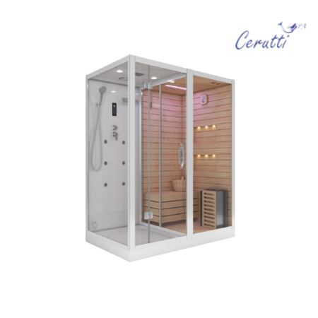 Душевая кабина с сауной Cerutti SPA Albano CT8349 180x110 фото