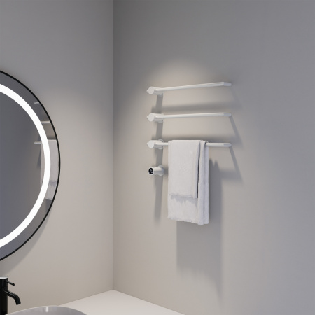 Электрический полотенцесушитель Abber Charme AH4003MW белый матовый фото