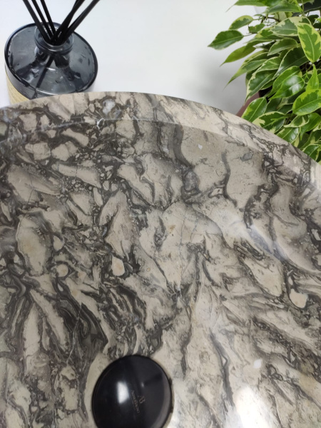 Накладная раковина из мрамора Bowl Doreng BM-01009 (40*40*15) фото