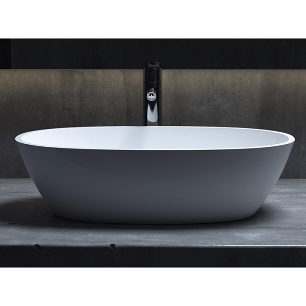 Накладная раковина Salini Callista 1101106G 56x33 белый глянец фото