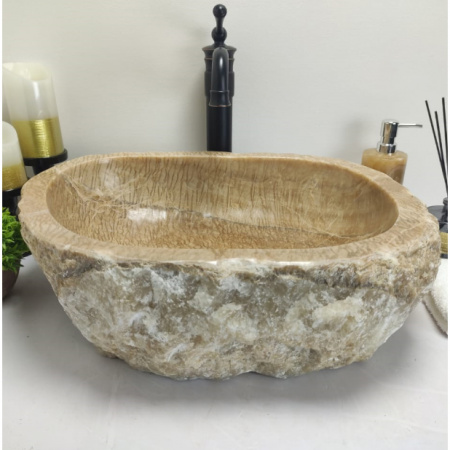 Накладная раковина из оникса Indo Erozy Sunset EO-00072 фото