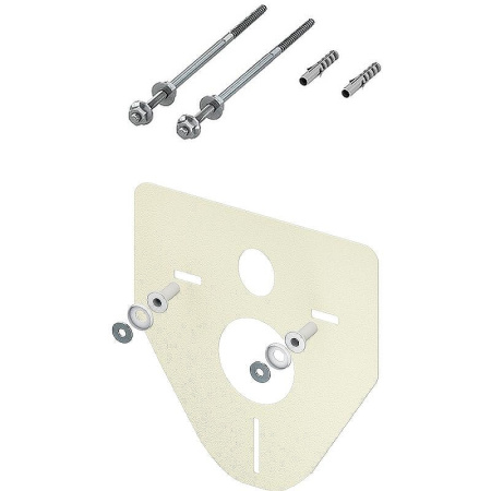 Инсталляция для подвесного унитаза Tece Base 9400413 с белой кнопкой смыва фото