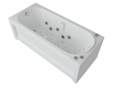 Акриловая ванна Aquatek Лея без гидромассажа 170х75 с каркасом и экраном фото