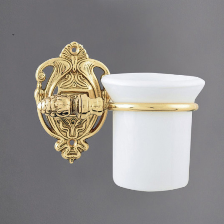 Стакан для зубных щеток Art&Max Impero AM-1230-Do-Ant античное золото фото