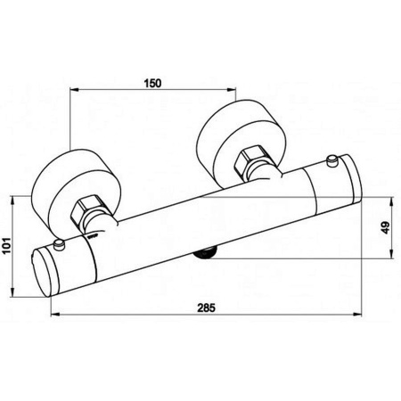 Термостатический смеситель для душа Kaiser Thermo 18344 фото