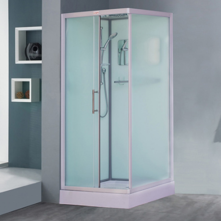 Душевая кабина Esbano ESKB108CKR (со стеклянной крышей) 100х80 фото