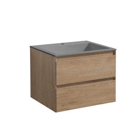 Тумба под раковину Vincea Luka VMC-2L600NO N.Oak 60 см фото