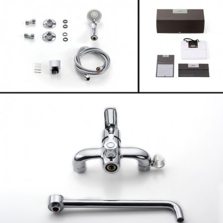 Смеситель для ванны с душем D&K Paulinus Rhein DA1353301 фото