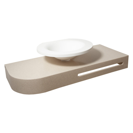 Накладная раковина Montebianco Ultimo Popolo 11074 572х52,5 фото