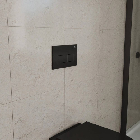 Клавиша смыва D&K Berlin DB1439025 черная матовая фото