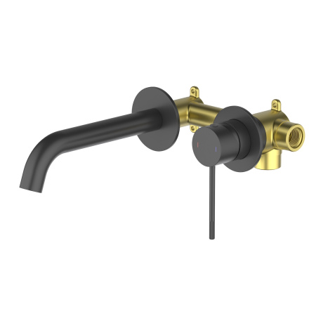 Настенный смеситель для раковины Timo Saona 2372/03SM Черный фото