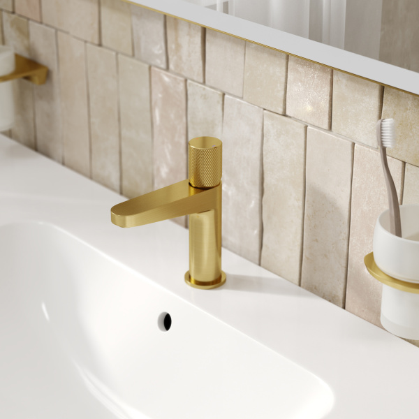 Смеситель для раковины WasserKRAFT Schunter 8203 матовое золото фото