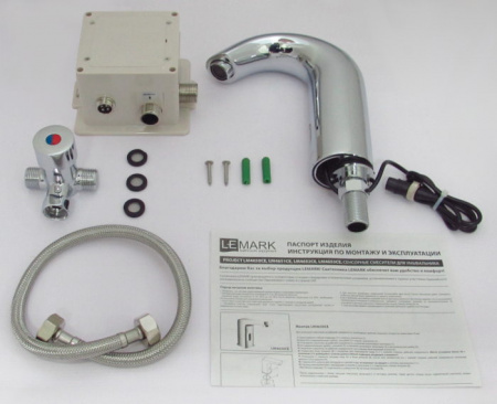 Бесконтактный смеситель для раковины Lemark Project LM4652CE-220V фото