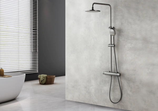 Душевая система (стойка) Lemark Bronx LM3770GM фото