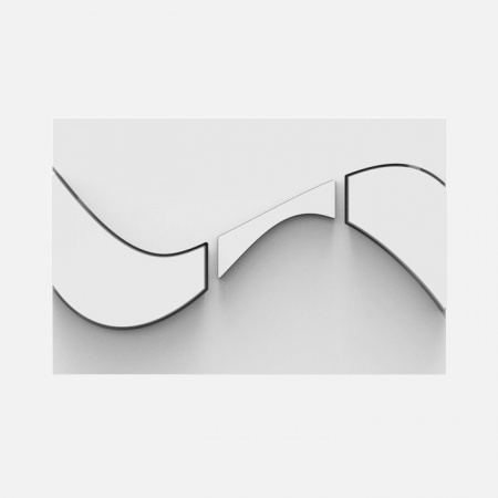 Смывная клавиша Sanit HELA 16.736.00..0005 белоснежный/клавиши белоснежный фото