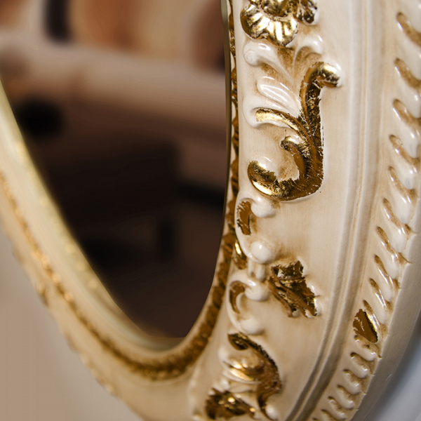 Зеркало Tiffany World TW03529avorio/oro 81х101 фото