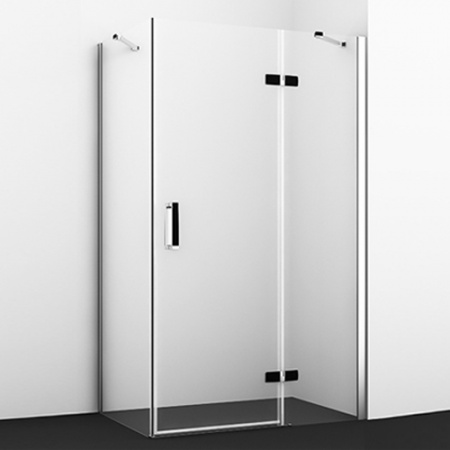 Душевой уголок WasserKRAFT Aller Black 10H06R BLACK 120х80 фото
