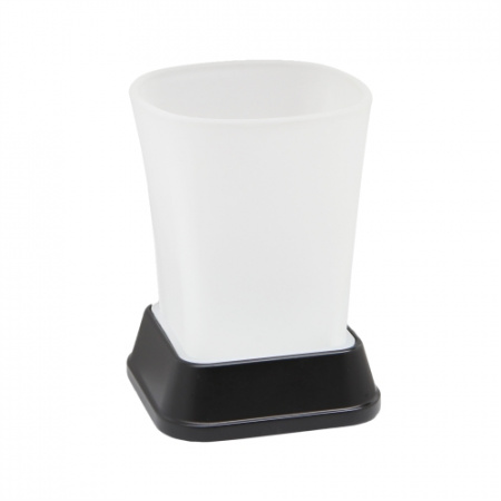 Стакан для зубных щеток WasserKRAFT Amper K-5428BLACK фото