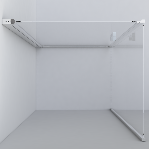 Душевой уголок Vincea Orta VSR-1O9090CLB 90x90 черный фото