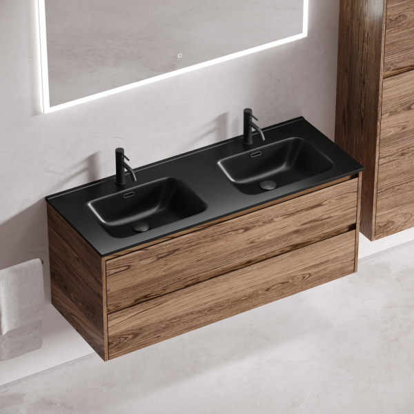 Тумба под раковину Sancos Libra LB120-2ECH дуб чарльстон фото