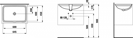 Раковина Laufen Pro 8.1196.9.000.109.1 60х40 фото