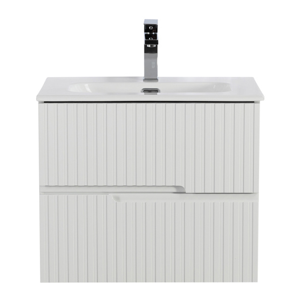 Тумба под раковину Cezares Duet DUET-N-600-2C-SO-BL 60 см, Bianco Lucido фото